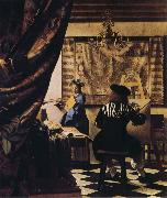 Jan Vermeer Allegory of Painting Spain oil painting artist
